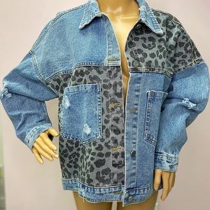 Distressed Jean Jacket